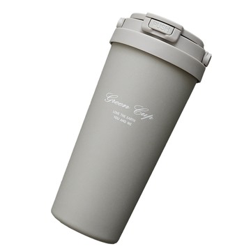 一品川流 GREEN CUP 芊杯304不鏽鋼陶瓷手提直吸飲兩用保溫杯-850ml-2支 (附吸管+贈送吸管清潔刷)