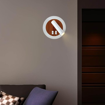 LED 7W+3W 附開關壁燈  F43-52-260-1