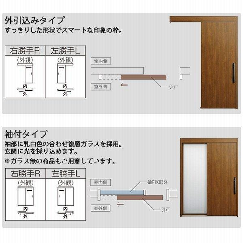 YKKAP玄関 断熱玄関引戸 コンコードS30[顔認証キー仕様] 断熱タイプ