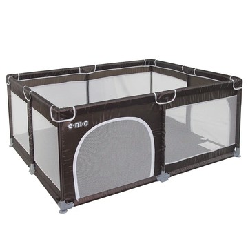 emc 家用遊戲圍欄 150x120cm 安全遊戲空間  深咖啡色  1個