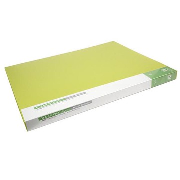 Alpha 彩色透明索引文件夾 A3 淺綠色  1入