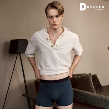 DAYNEER 素面貼身四角男內褲 M-XXL(墨石綠)