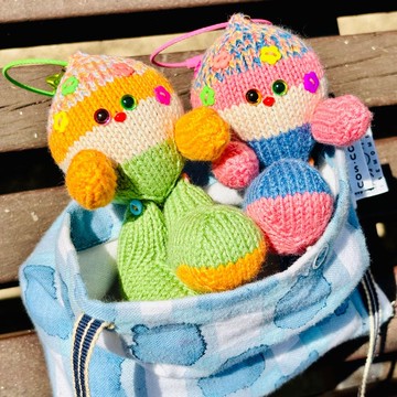 春日 POOKNIE 鉤織玩偶鑰匙圈