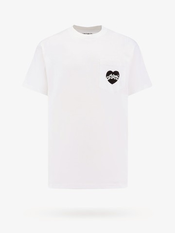 Cotton t-shirt with frontal amour logo - CARHARTT WIP - gender_Man