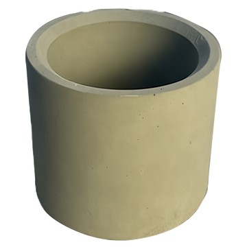 中圓底水泥盆 10.5 x 9cm 湖水綠 簡約透氣 多肉植物盆栽  1個