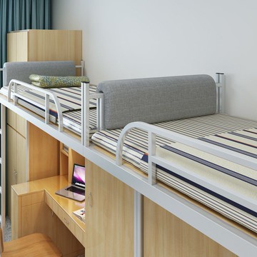 學生宿舍單人床靠墊上下鋪伴侶鐵藝床靠背抱枕寢室神器裝飾物 ins