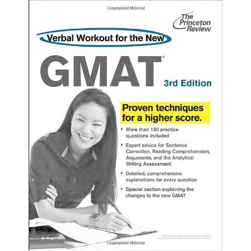 Verbal Workout for the New GMAT  3rd Edition: Revised and Updated for the New GMAT (Graduate School Test Preparation)