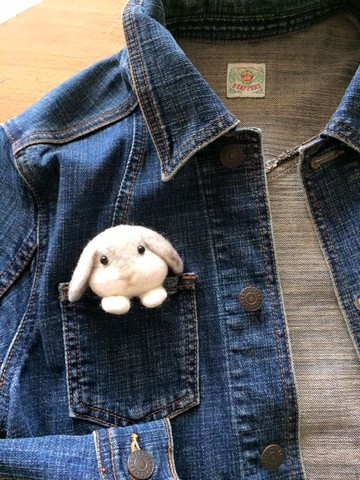 一起去旅行   兔兔胸針