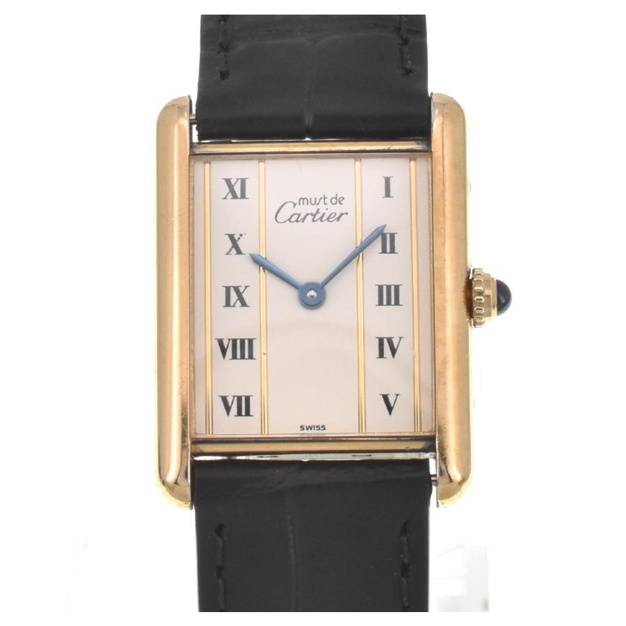☆良品【CARTIER】カルティエ マストタンク ヴェルメイユ 590005