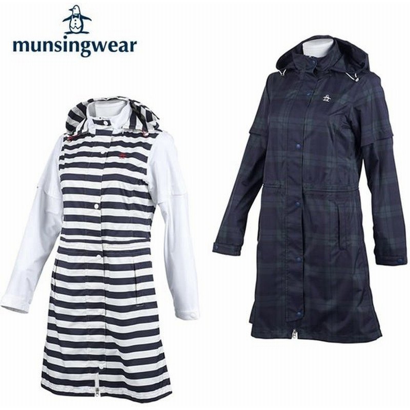 マンシング Munsingwear ゴルフ レインウェア上下セット レディース ツイルプリントレインワンピース Mgwpjf01 通販 Lineポイント最大0 5 Get Lineショッピング