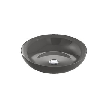 (已停產)Slice Steel 琺瑯鋼製圓形面盆 深110mm - 深灰色