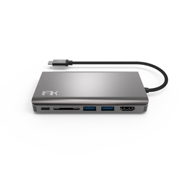 Feeltek 8 in 1 USB-C Portable Hub 多功能轉接器