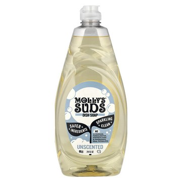 Molly's Suds, 洗潔精，無香型，24 液量盎司