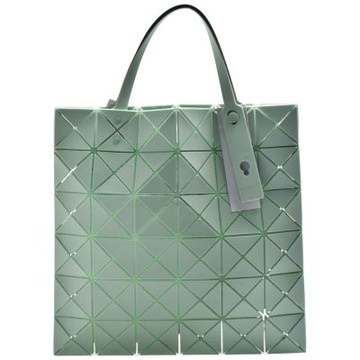 ISSEY MIYAKE 三宅一生BAOBAO雙色幾何方格6X6手提/托特包(薄荷綠色)