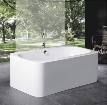 【麗室衛浴】BATHTUB WORLD D-011 壓克力 獨立造型缸 165*85*60CM