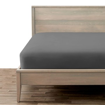 AHOYE 雙人床包 床笠 床套-灰色 200 x 150 x 1cm