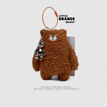 QQ毛熊熊吊飾掛件 情人節 交換禮物 療癒 玩偶 可愛娃娃 包包吊飾 生日禮物