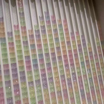 ⚡免運臺灣有貨⚡新款高透明拼豆可以製做成玻璃質感冰透2.6mm拼豆補充裝透明系列⚡可開票