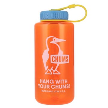 CHUMS Booby Bottle 1000ml攜帶式冷水壺 橘/淺藍 CH622125D027