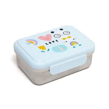 Petit Monkey｜不鏽鋼野餐盒-我愛熊貓