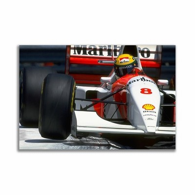 アイルトンセナ アートポスター 額付き 限定品 セナ F1 F-1 GP
