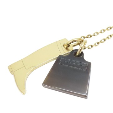 HERMES 愛馬仕 牛角包包 金屬馬靴 Maroquinier 項鏈 【二手名牌BRAND OFF】
