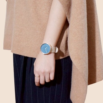 Storm Cloud 40mm 淺駝色皮帶 瑞士機芯 藍寶石玻璃 香港製造