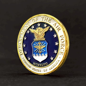 美國空軍挑戰幣華盛頓軍事徽章紀念章收藏鍍金幣創意徽章硬幣