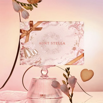 Aunt Stella 詩特莉手工餅乾 戀星晴空 綜合夾心餅乾 禮盒 (附提袋)