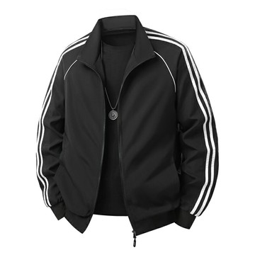 【巴黎精品】現貨+預購 美式休閒夾克飛行外套立領薄外套秋冬夾克商務簡約上衣大碼男裝-男外套2色a1lc72