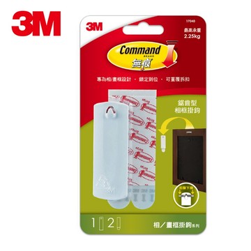 掛勾 3M 17040 鋸齒型無痕相框掛鉤 (1入)【APP滿額下單10%點數(單一帳號最高5000點)】1/31止