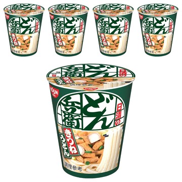 NISSIN 日清 咚兵衛 日式油豆腐杯裝烏龍麵 82g  5入