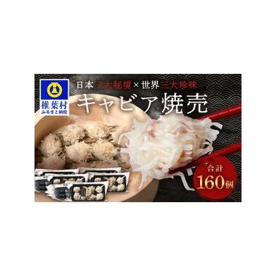 ふるさと納税 椎葉村 平家キャビアが焼売に!!キャビア焼売8個入り×20パック合計160個