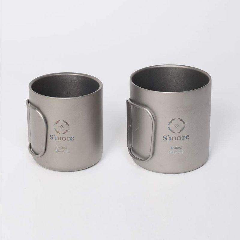 aimoha S more Titanium mug double チタンマグ マグカップ チタン コップ チタンコップ ダブル チタン製 アウ