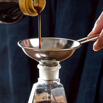 日本 霜山 日本製304不鏽鋼分裝漏斗 小款 7cm