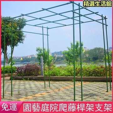 免運 花架爬藤架 花園架 瓜棚架番茄葡萄黃瓜鐵線蓮百香果月季花藤蔓攀爬架 戶外庭院架子g5552