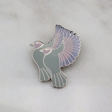 南瓜Vintage。Laurel Burch 1980s 手工 珐瑯 胸針