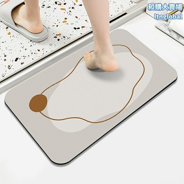 【速幹防滑】硅藻泥地墊 吸水墊 浴室墊 衛生間地墊 家用腳墊 軟硅藻泥 耐髒耐磨 速幹防滑 浴室衛生間門口必備