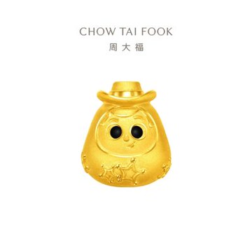 周大福 迪士尼玩具總動員系列 胡迪黃金串珠