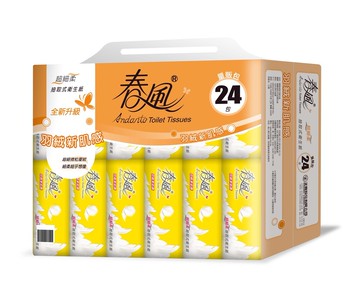 【廠商直送】春風羽絨抽取衛生紙 110抽24包3串共72包
