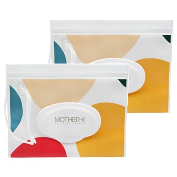 MOTHER-K 乾濕兩用紙巾 攜帶包  多色  1入  2包
