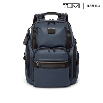 ALPHA BRAVO Search 多功能帆布後背包-海軍藍