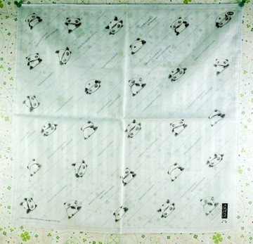 【震撼精品百貨】たれぱんだ_趴趴熊~絲巾-藍斜線