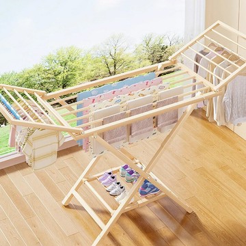 源頭工廠折疊晾衣架家用陽臺曬衣架室內可移動掛衣桿架曬被子衣架