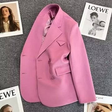韓版外套女 春秋長袖 顯瘦小眾 有內裡 西裝外套 女神范 設計感 廓形寬鬆 通勤西服 職場小西服
