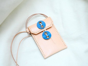 【公文袋直身證件套】好好縫 皮革材料包 免費壓字 手工包 卡片套 咭套 咭夾 名片夾 簡約實用 意大利皮 植鞣革 皮革DIY 卡包 咭包 票夾