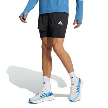 【Adidas 愛迪達】 ADI365 2IN1 M  運動短褲 男 - KE8215