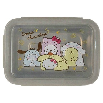 不鏽鋼便當盒 KT-D-1440 18 x 13 x 7cm 700ml  綜合黃  1組