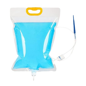 AHOYE 蓄水袋自動滴灌澆花器 園藝植栽  1個  透明色