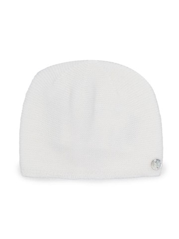 Paz Rodriguez - button-detail wool beanie - kids - Wool - 3 - Neutrals